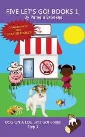 Five Let's GO! Books 1: Sound-Out Phonics Books Help Developing Readers, including Students with Dyslexia, Learn to Read (Step 1 in a Systematic Series of Decodable Books)