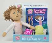 Gymnastics Girl Maya's Story: Becoming Brave: Read & Play Doll and Book Set