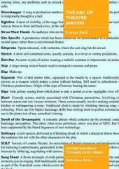 The ABC of Theatre Jargon