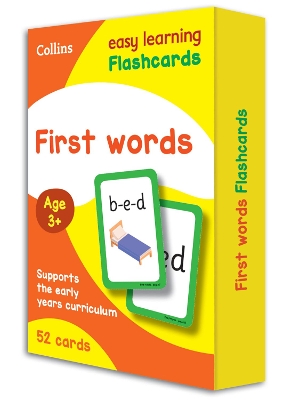 First Words Flashcards: Ideal for Home Learning
