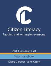 Citizen Literacy Tutor Handbook Part 1 Lessons 16 – 20