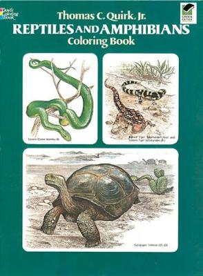 Reptiles and Amphibians Coloring Book