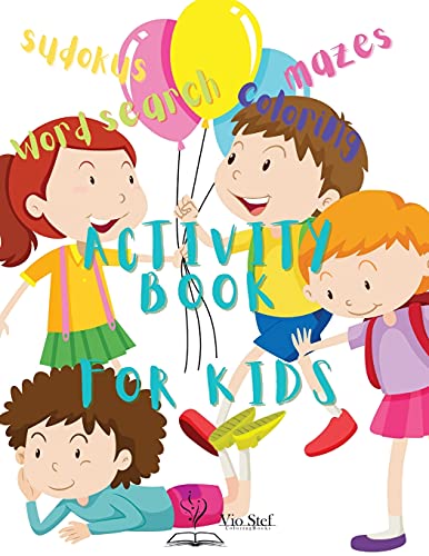 Activity Book for Kids: Big Activity Book for Kids: Mazes, Word Games, Puzzles & More!