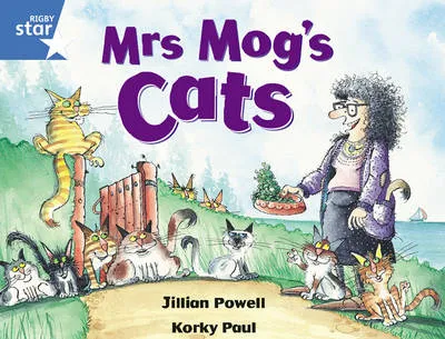 Rigby Star Guided Y1/P2 Blue Level: Mrs. Mog's Cat (6 Pack) Framework Edition