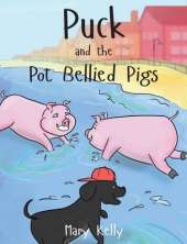 Puck and the Pot Bellied Pigs