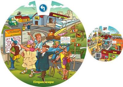 Multilingual Vocabulary Wheel (in Town)