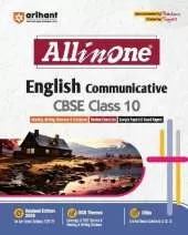 Arihant All in One English Communicative Class 10 for CBSE Exams 2025-26 as per latest syllabus CBQs, Focused Theory, Reading, Writing, Grammar & Literature, Review Exercises, Sample Papers