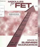 Modules for FET Business Economics