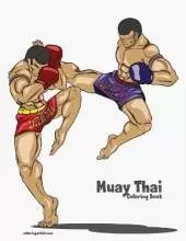 Muay Thai Coloring Book