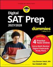 Digital SAT Prep 2027/2028 For Dummies: Book + 4 Full-Length Practice Tests & Flashcards Online