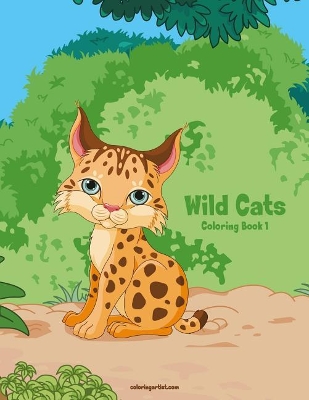 Wild Cats Coloring Book 1