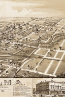 Alma, Michigan Vintage Map Field Journal Notebook, 50 pages/25 sheets, 4x6
