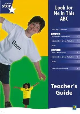 Rigby Star Shared Reception Non-Fiction: Look For Me In This ABC Teachers Guide