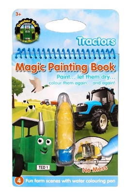 Tractor Ted  Magic Painting Book  - Tractors: Mess Free Reusable painting book with fantastic tractors
