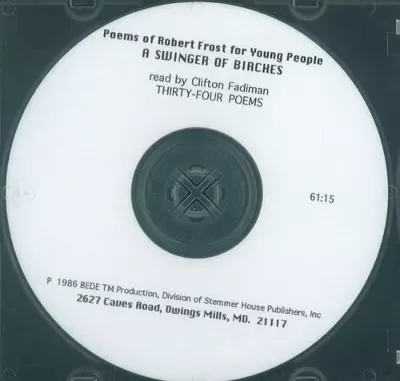 Swinger of Birches CD: Poems of Robert Frost for Young People