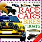Vehicle Stickers: Race Cars, Bikes and Boats
