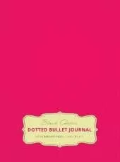 Large 8.5 x 11 Dotted Bullet Journal (Pink #17) Hardcover - 245 Numbered Pages