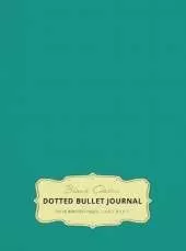 Large 8.5 x 11 Dotted Bullet Journal (Teal #7) Hardcover - 245 Numbered Pages