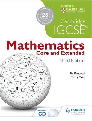 Cambridge IGCSE Mathematics Core and Extended 3ed + CD