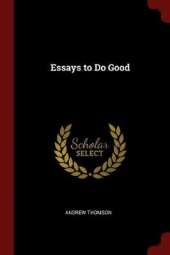 Essays to Do Good
