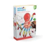 Mini Mosaics Underwater Giants: Paint and Decorate Canvas Boards with Tumbled Glass - DIY Mixed-Media Craft Gift for Ages 6 and Up