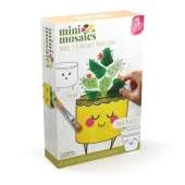 Mini Mosaics Happy Houseplants: Paint and Decorate Canvas Boards with Tumbled Glass—DIY Mixed-Media Craft Gift for Ages 6 and Up
