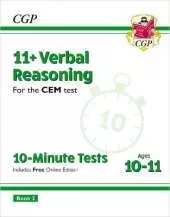 11+ CEM 10-Minute Tests: Verbal Reasoning - Ages 10-11 Book 2 (with Online Edition): for the 2025 exams