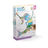 Mini Mosaics Whimsical Sea Friends: Paint and Decorate Canvas Boards with Tumbled Glass - DIY Mixed-Media Craft Gift for Ages 6 and Up