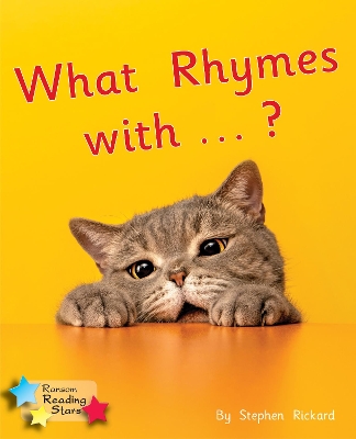 What Rhymes With . ?: Phonics Phase 1/Lilac