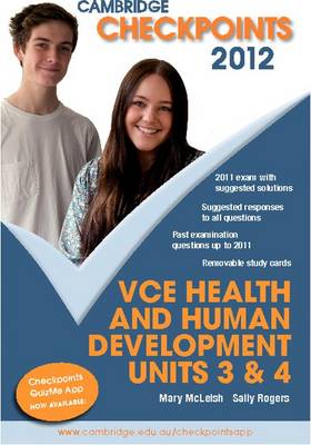 Cambridge Checkpoints VCE Health and Human Development Units 3 and 4 2012
