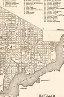 Washington D.C. Vintage Map Field Journal Notebook, 50 pages/25 sheets, 4x6