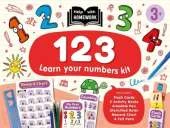 123 Learn Your Numbers Kit: Preschooler learning set to develop numeracy skills | Includes flash cards, reward chart, activity books, pens and more!