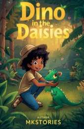 Dino in the Daisies