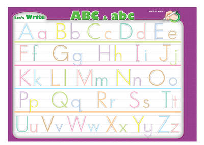 Let's Write ABC & ABC: Large Write and Wipe