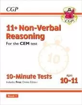 11+ CEM 10-Minute Tests: Non-Verbal Reasoning - Ages 10-11 Book 1 (with Online Edition): for the 2025 exams