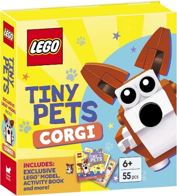 LEGO® Books. Tiny Pets: Corgi (with exclusive corgi mini-build, paper crafts, stickers and activity book)