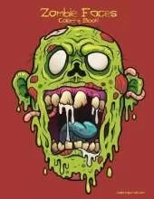Zombie Faces Coloring Book