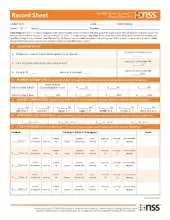 Number Sense Screener™ (NSS™) K-1: Record Sheets