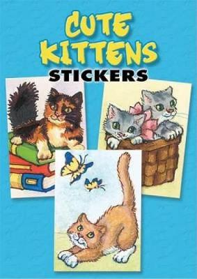 Cute Kittens Stickers: 36 Stickers, 9 Different Designs