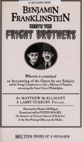 Benjamin Franklinstein Meets the Fright Brothers