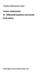 Smp Further Maths 3 Diffntl Equati