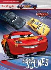 Disney Pixar Cars 3 Sticker Scenes: 2 Collectible Trading Cards Included
