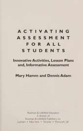 Activating Assessment for All Students: Innovative Activities, Lesson Plans, and Informative Assessment