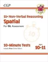 11+ GL 10-Minute Tests: Non-Verbal Reasoning Spatial - Ages 10-11 Book 1 (with Online Edition): for the 2024 exams