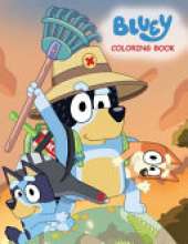 Bluey Coloring Book: Big Simple Coloring Pages For Kids