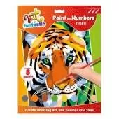 Art Fantastic Paint-by-Numbers Kit: Tiger
