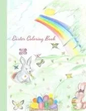 Easter Coloring Book: Cute Easter Egg and More Coloring Book for Kids: Toddlers & Preschool\Original Cover HandMade Design