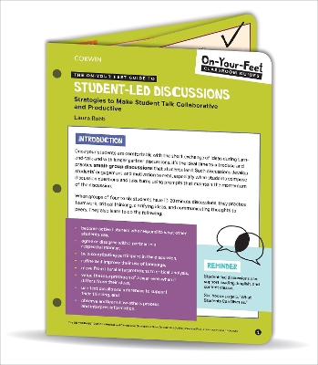 The On-Your-Feet Guide to Student-Led Discussions: Strategies to Make Student Talk Collaborative and Productive