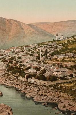 Mostar, Bosnia and Herzegovina Vintage Field Journal Notebook, 50 pages/25 sheets, 4x6