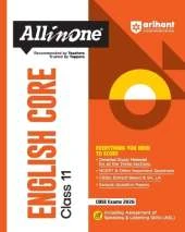 Arihant All in One English Core Class 11 for CBSE Exams 2025-26 as per latest syllabus Detailed Study Material for all Three Sections, NCERT & Other Important Questions, CBQs, Extract Based & SA, LA, Sample Questions Papers, Assessment of Speaking & Liste
